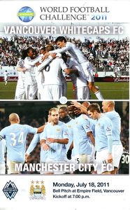 Vancouver Whitecaps v Manchester City Herbalife World Football Challenge 2011/12